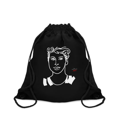 Drawstring Bag - Motiv: Front "Lars", H 22 cm