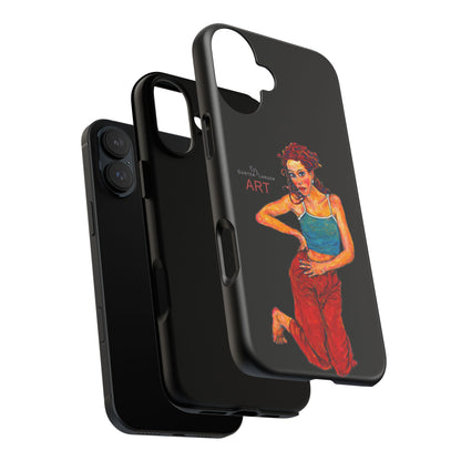 Tough Cases - iPhone - Motiv: Lea, Schwarz