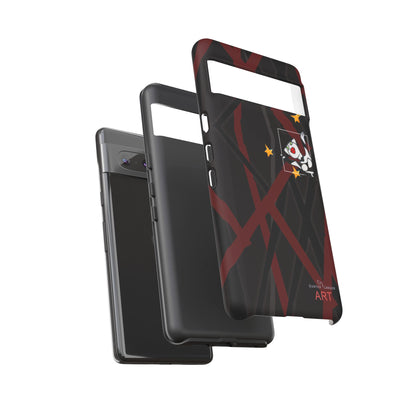 Tough Cases - Google Pixel - Samsung Galaxy - Motiv:  "Miau" klein H 8 cm, Sternenhimmel, Mikado3
