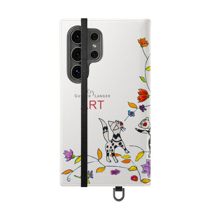 Flip Cases - Motiv: Drei Karierte Katzen auf weiß