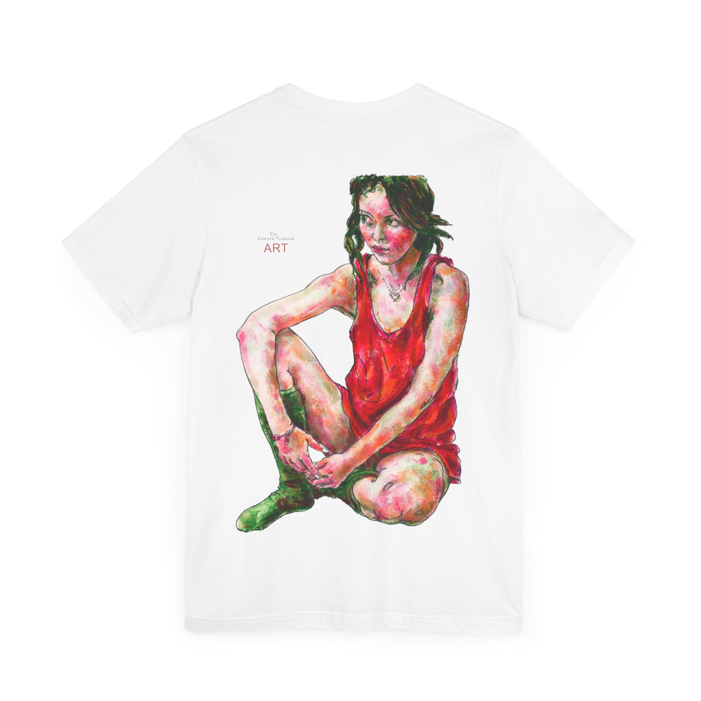 Unisex Jersey Short Sleeve Tee - Motiv: Front Alea (Ausschnitt) & Rückseite  Alea