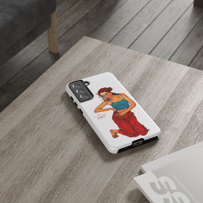 Tough Cases - Google Pixel - Samsung Galaxy - Motiv: Lea, Weiß