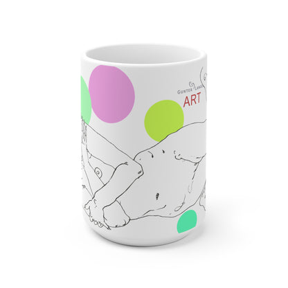 Ceramic Mug (EU) - Motiv: Leonie, Farbkreise