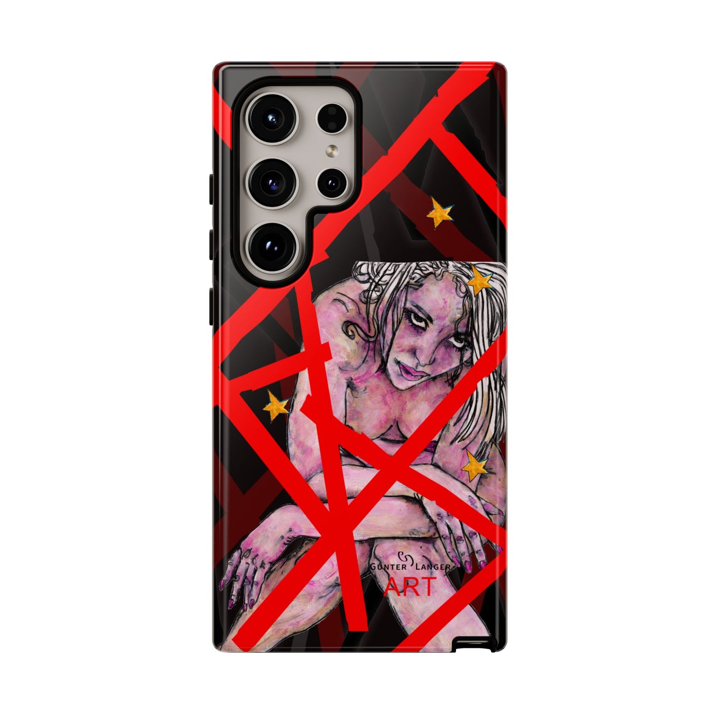 Tough Cases - Google Pixel - Samsung Galaxy - Motiv: Stella, Mikado