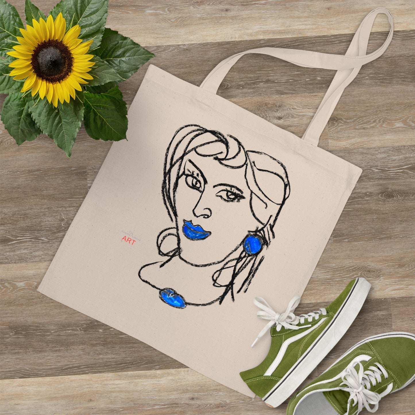 Tote Bag - Motiv: Rita, einseitig bedruckt, H 30,5 cm