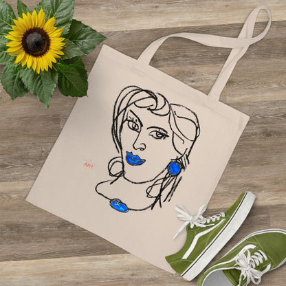 Tote Bag - Motiv: Rita, einseitig bedruckt, H 30,5 cm