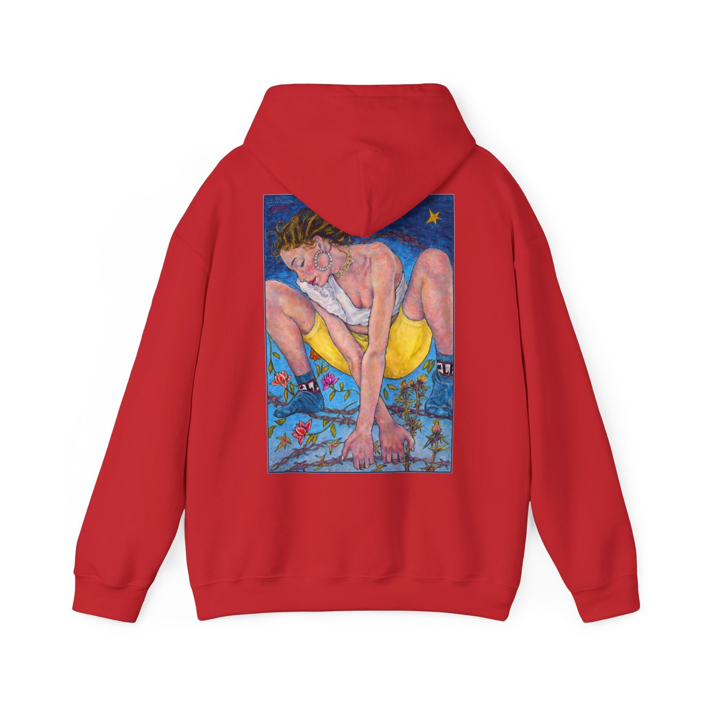 Unisex Heavy Blend™ Hooded Sweatshirt - Motiv: Rückseite "Alva", H43 cm
