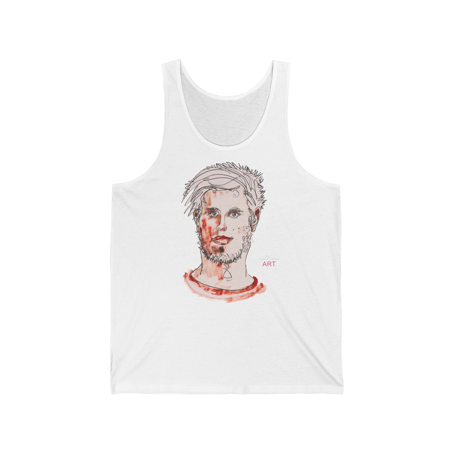 Unisex Jersey Tank- Motiv "Markus" H 32 cm