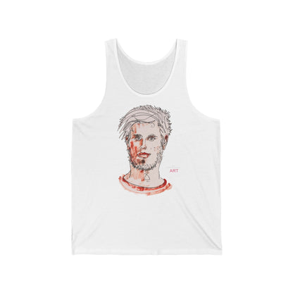 Unisex Jersey Tank- Motiv "Markus" H 32 cm