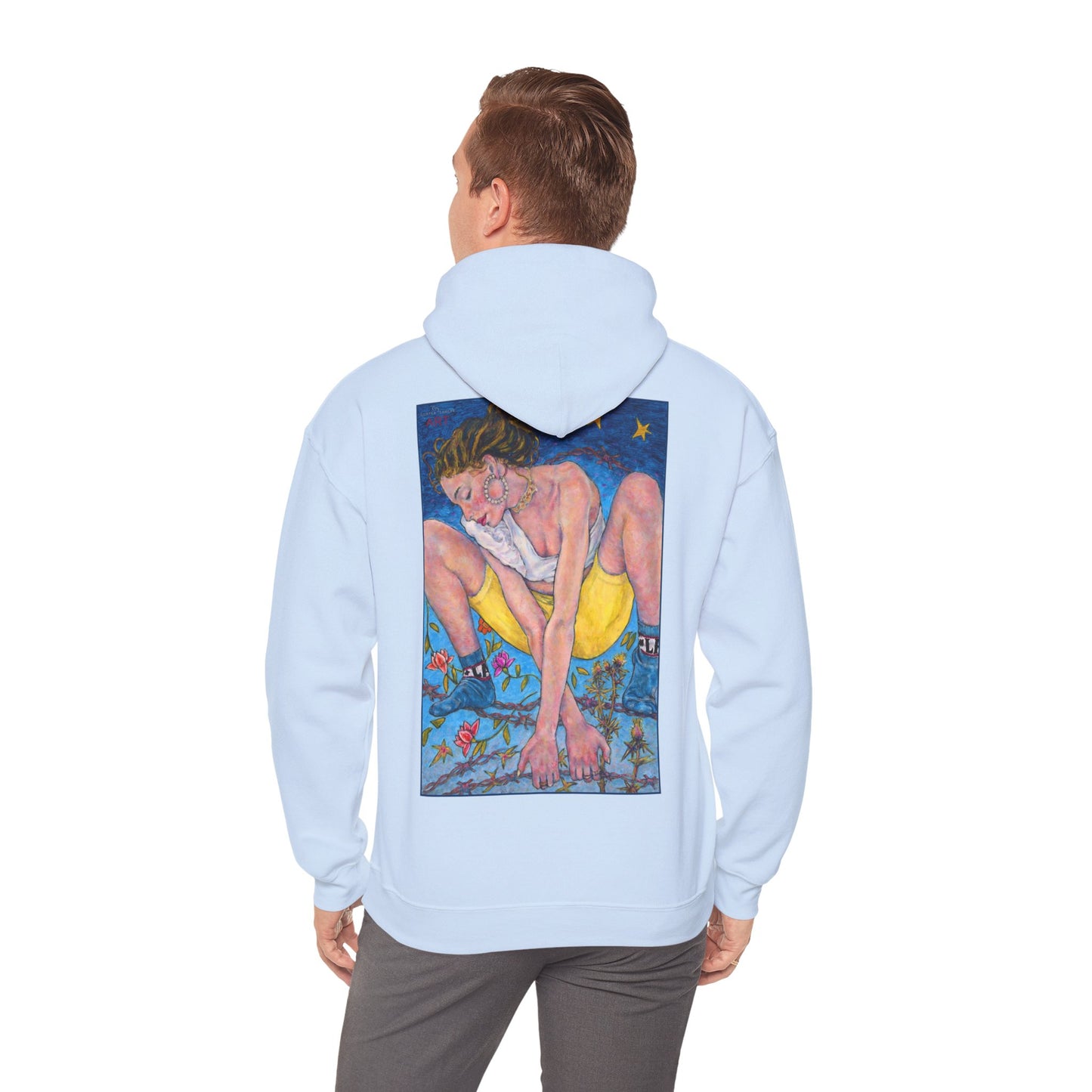 Unisex Heavy Blend™ Hooded Sweatshirt - Motiv: Rückseite "Alva", H43 cm