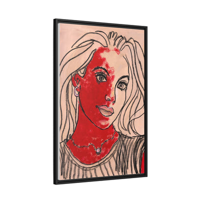 Matte Canvas, Framed (Multi-color) - Motiv: Christina, H 91,4 cm bis 152,4 cm