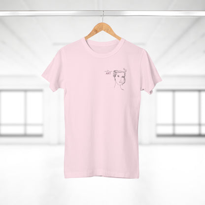 Single Jersey Women's T-shirt - hell - Motiv: Helena, H 11,5 cm