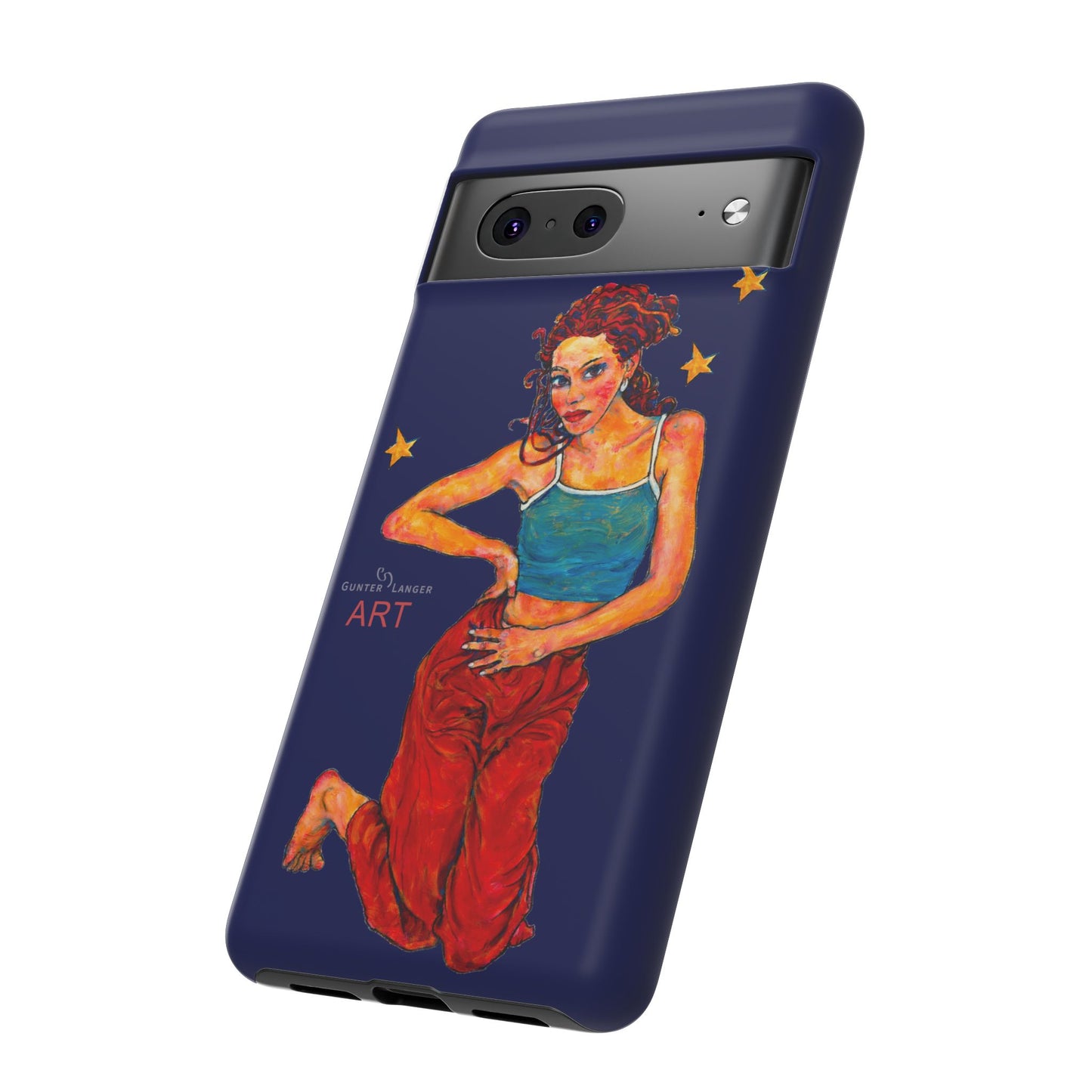 Tough Cases - Google Pixel - Samsung Galaxy - Motiv: Lea, Sternenhimmel