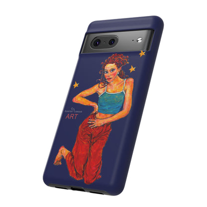 Tough Cases - Google Pixel - Samsung Galaxy - Motiv: Lea, Sternenhimmel