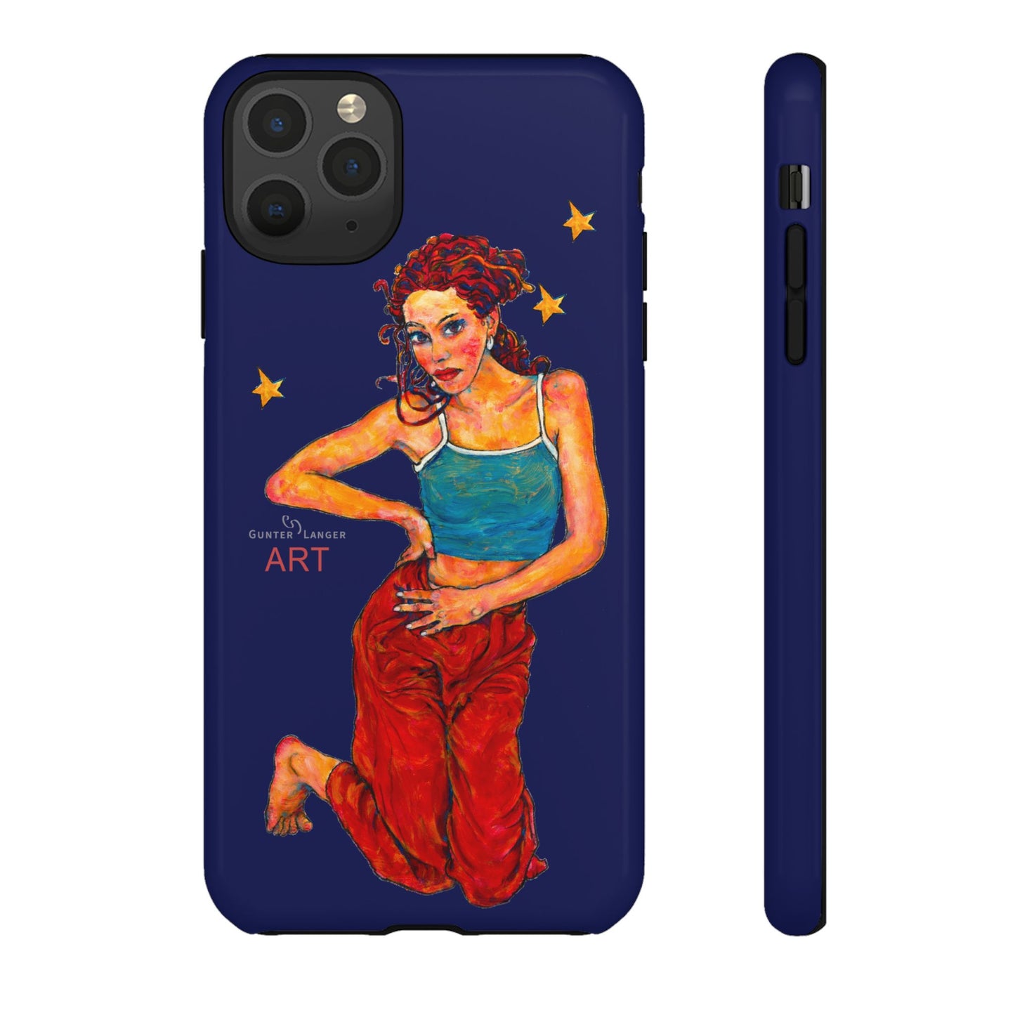 Tough Cases - iPhone - Motiv: Lea, Sternenhimmel