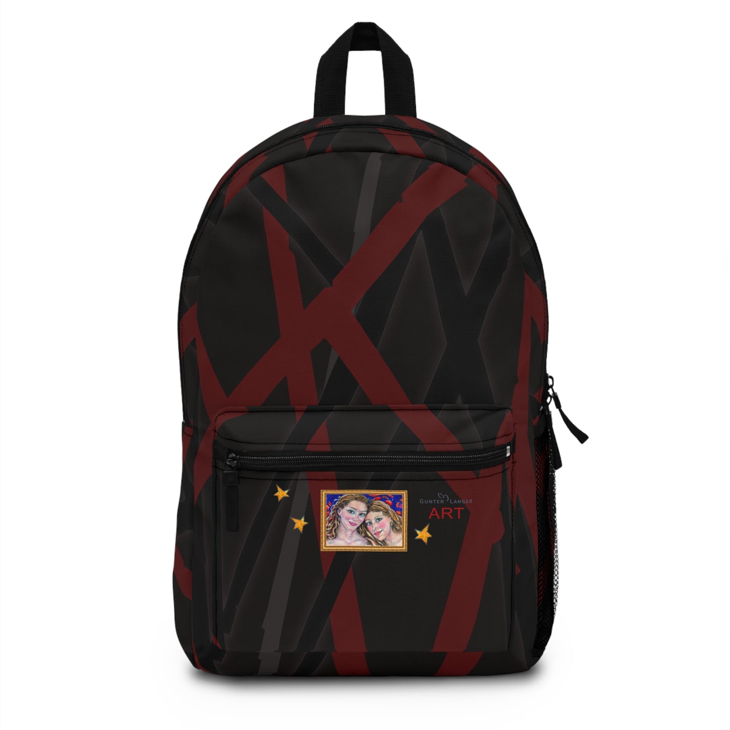 Backpack - Motiv: Freundinnen, H 5 cm, Mikado 3 sw