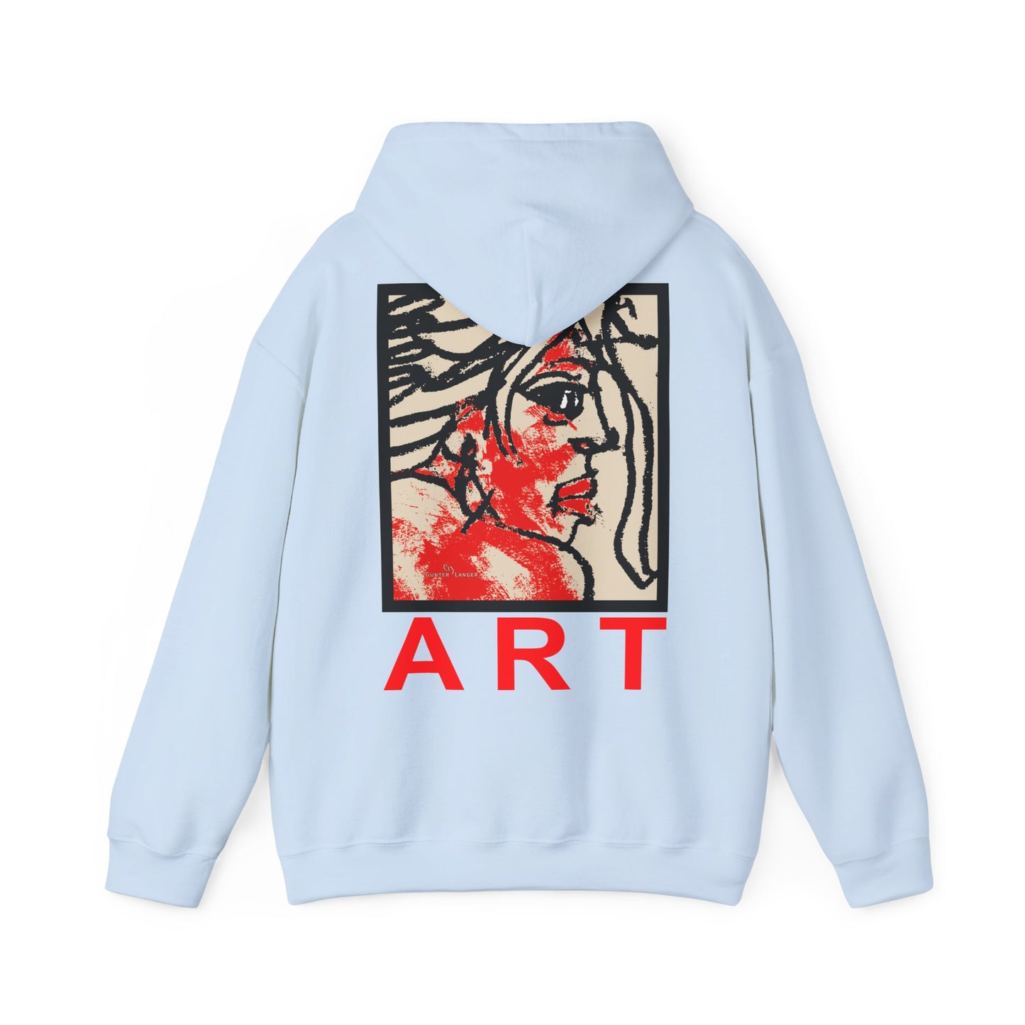 Unisex Heavy Blend™ Hooded Sweatshirt - Motiv: Rückseite "Ria", H43 cm