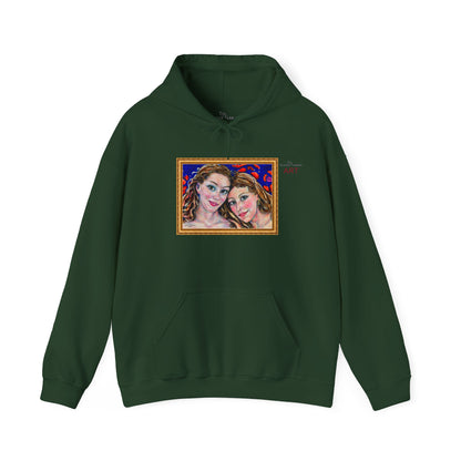 Unisex Heavy Blend™ Hooded Sweatshirt - Motiv: Front "Freundinnen" H 17,5 cm