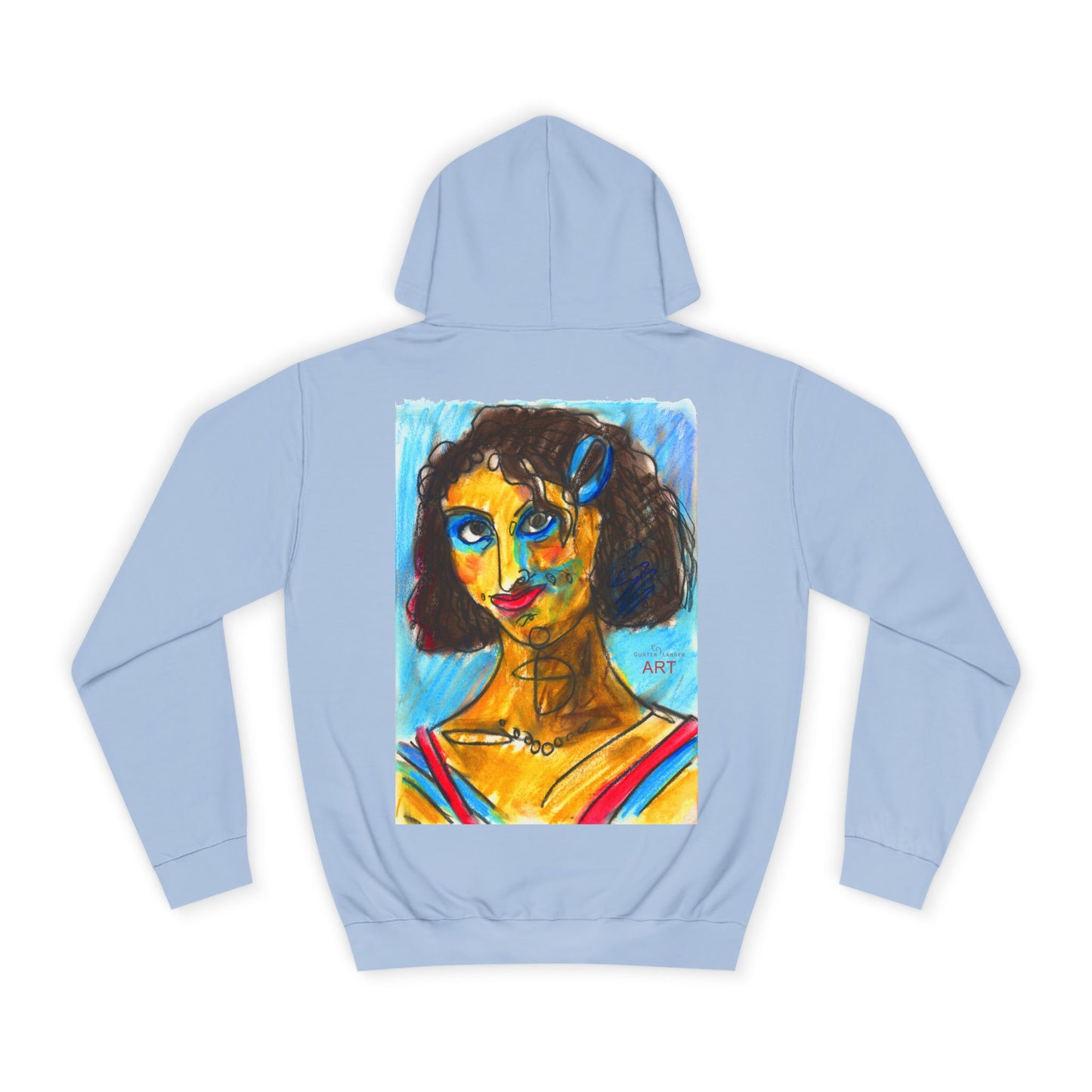 Unisex College Hoodie - Motiv: Augen & Frechdax