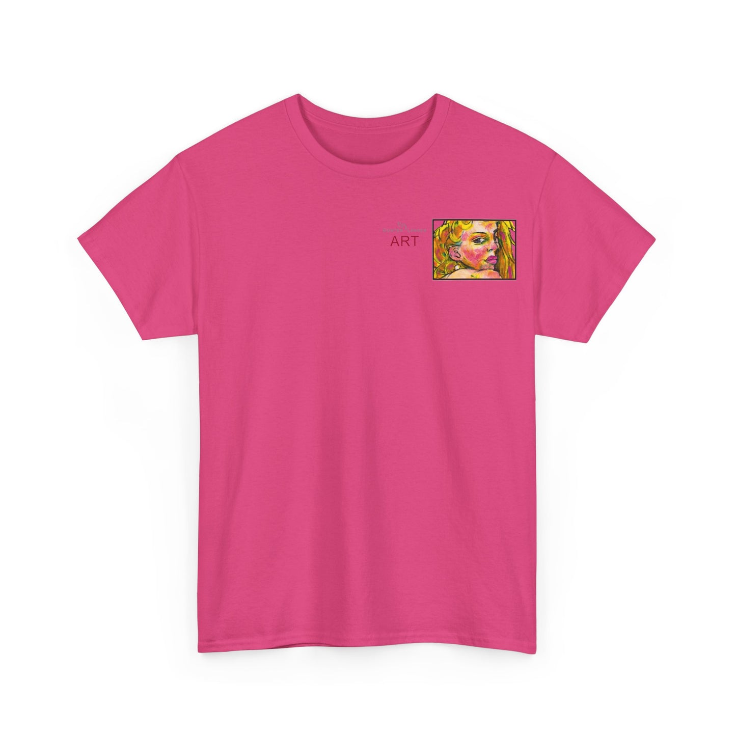 Unisex Heavy Cotton Tee - Motiv: Romina, H 7 cm