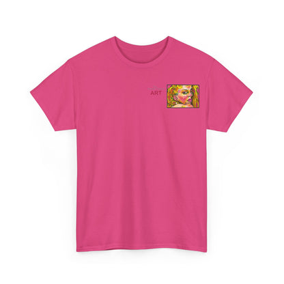Unisex Heavy Cotton Tee - Motiv: Romina, H 7 cm