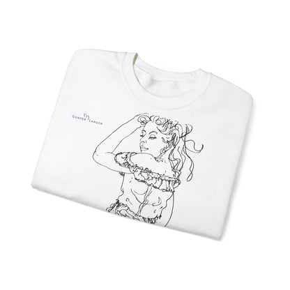 Unisex Heavy Blend™ Crewneck Sweatshirt - Motiv: Front Valentina, H 43 cm