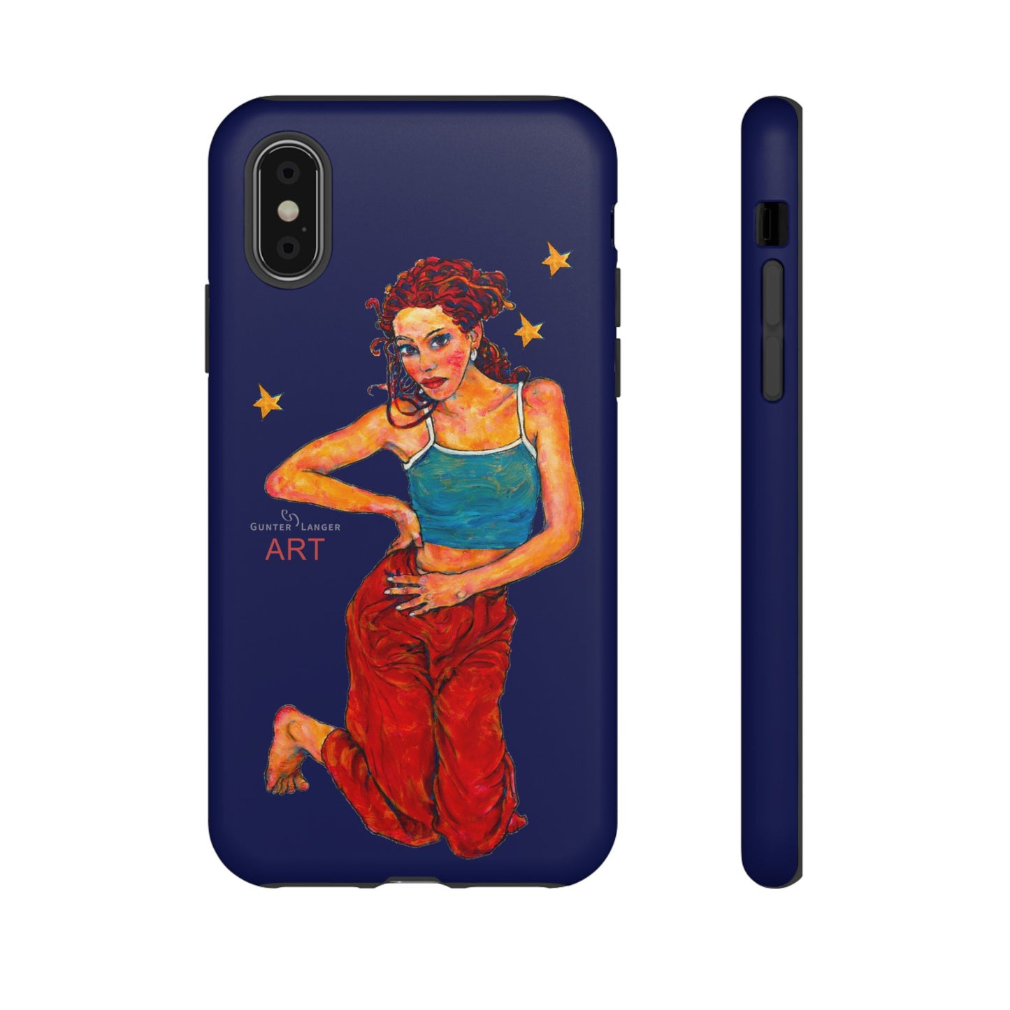 Tough Cases - iPhone - Motiv: Lea, Sternenhimmel