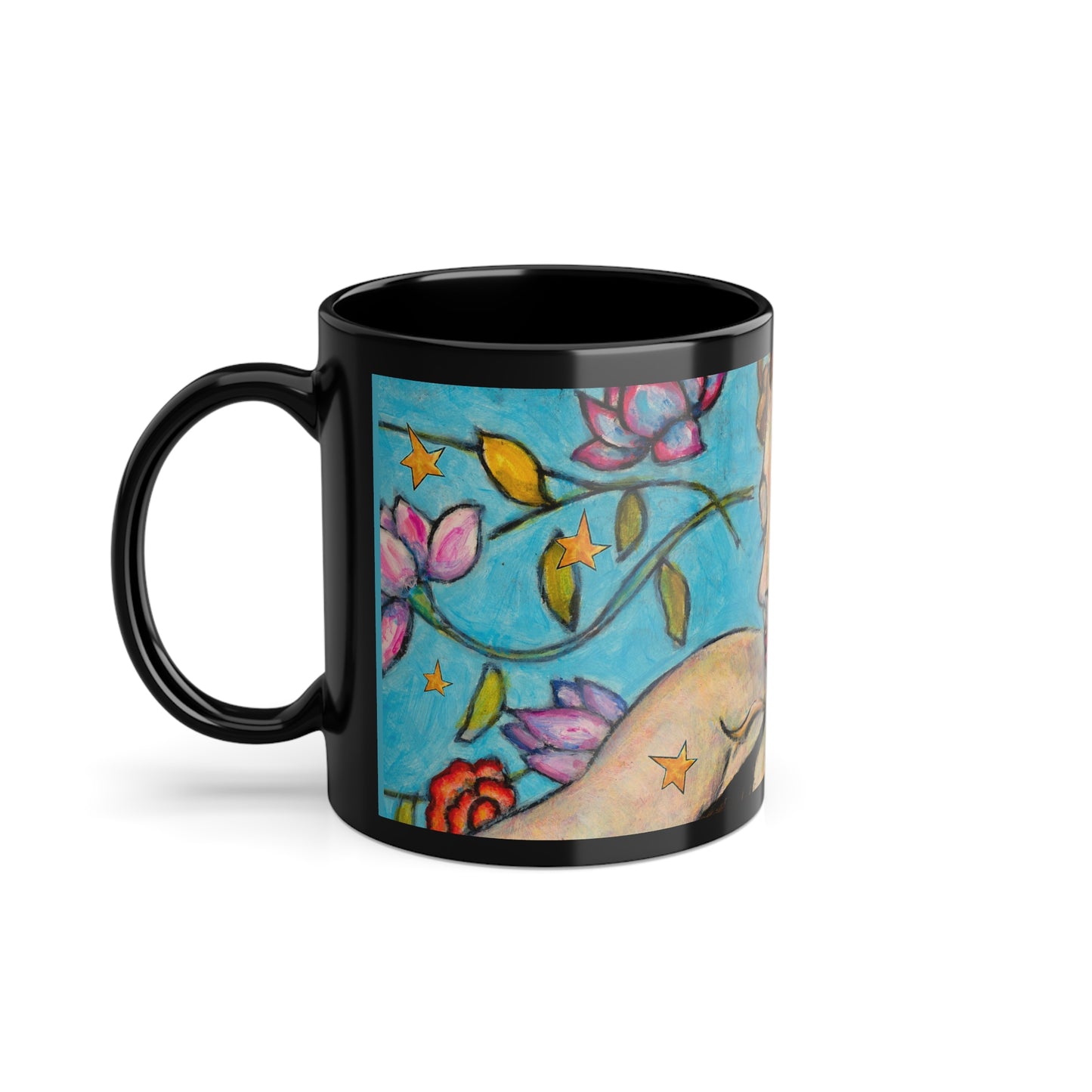 Black Coffee Cup, 11oz - Motiv: Ida, Ausschnitt