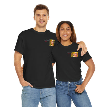 Unisex Heavy Cotton Tee - Motiv: Romina, H 7 cm