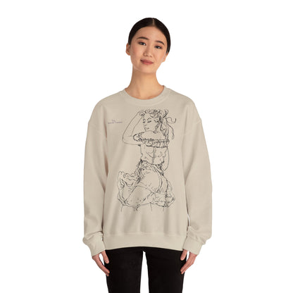 Unisex Heavy Blend™ Crewneck Sweatshirt - Motiv: Front Valentina, H 43 cm