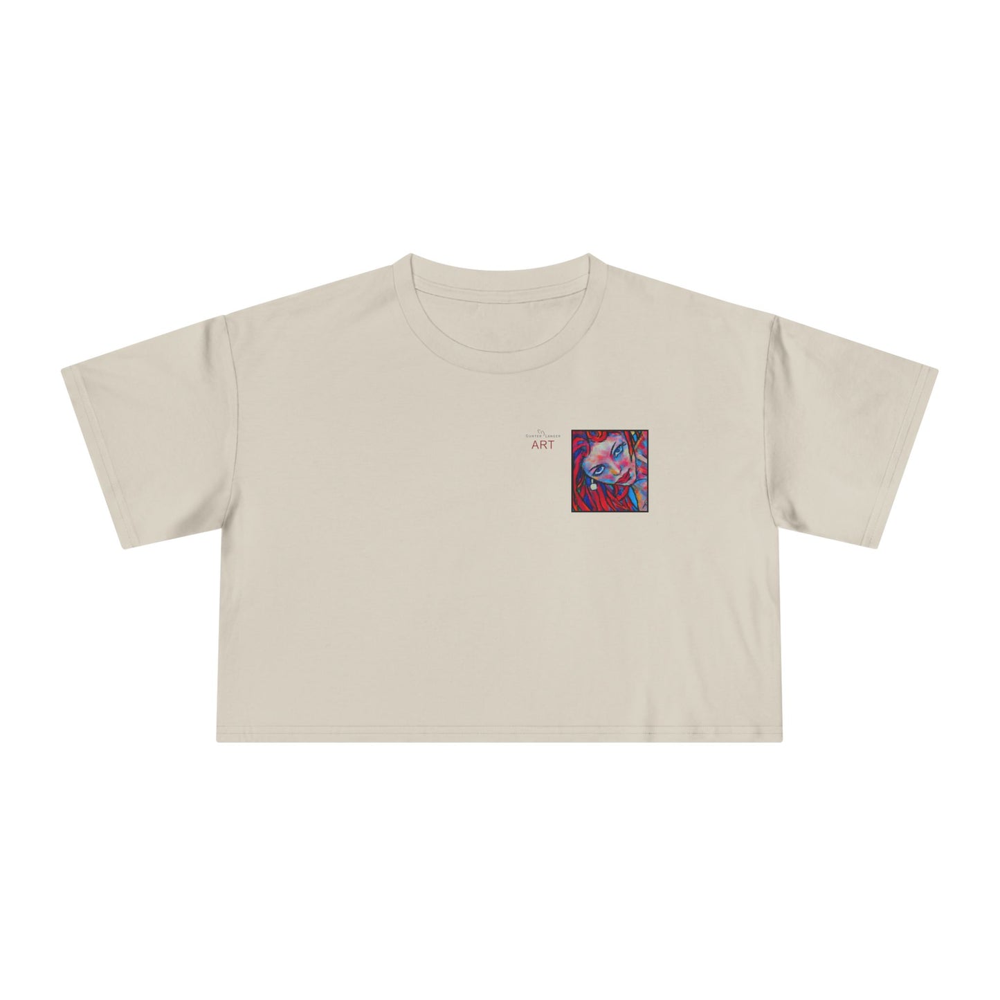 Women's Crop Tee  - Motiv: Valea, H 8 cm