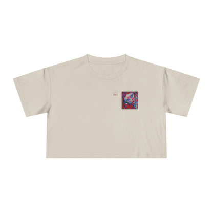 Women's Crop Tee  - Motiv: Valea, H 8 cm