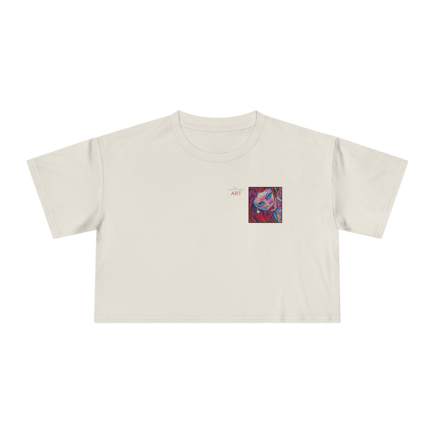 Women's Crop Tee  - Motiv: Valea, H 8 cm