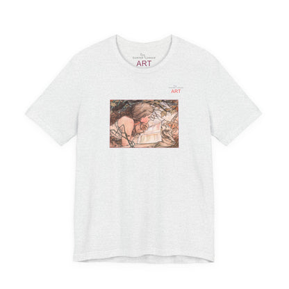 Jersey Short Sleeve Tee - Motiv: Front Antonia, H 15,73 cm