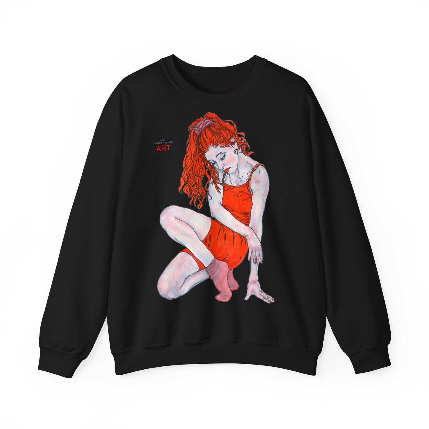 Unisex Heavy Blend™ Crewneck Sweatshirt - Motiv: Front Julia & Rückseite Julia