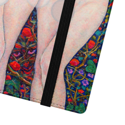 Flip Cases - Motiv: Waldnymphen, Schwarz, Seifenblasen