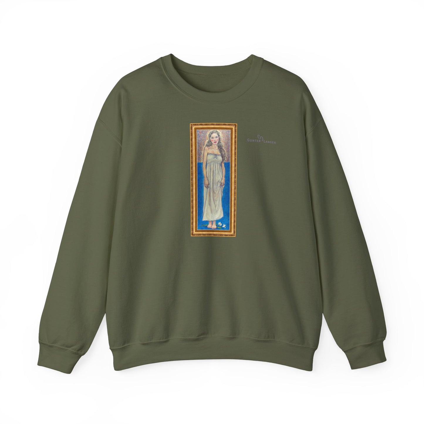 Unisex Heavy Blend™ Crewneck Sweatshirt - Motiv: Front Marie (gerahmt)