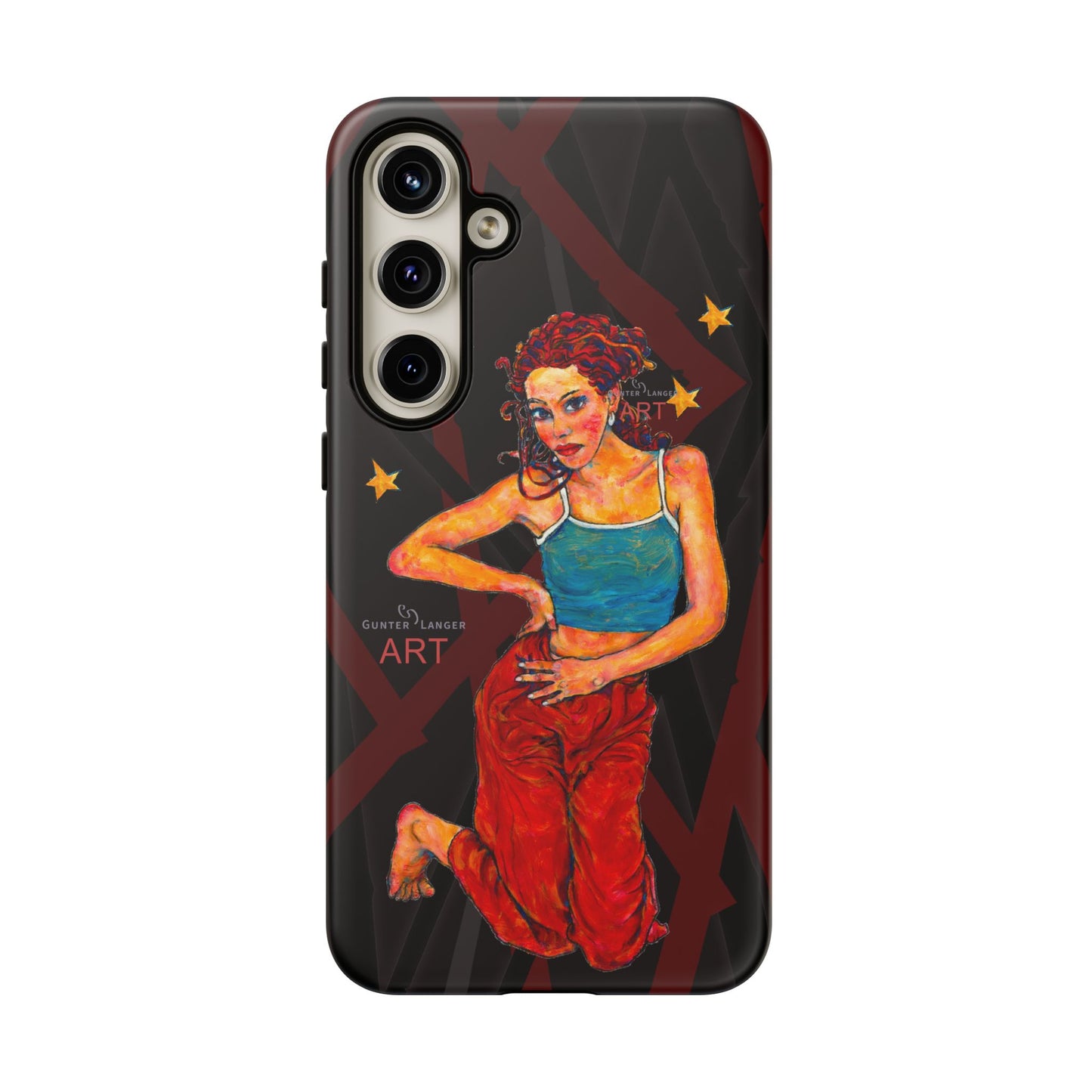 Tough Cases - Google Pixel - Samsung Galaxy - Motiv: Lea, Sternenhimmel, Mikado3