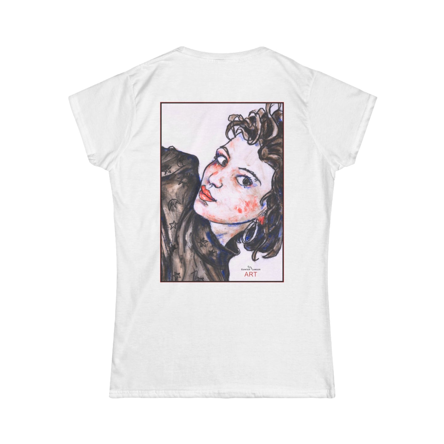 Women's Softstyle Tee - Motiv: Front Annette & Rückseite Annette