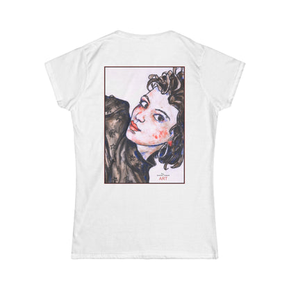 Women's Softstyle Tee - Motiv: Front Annette & Rückseite Annette