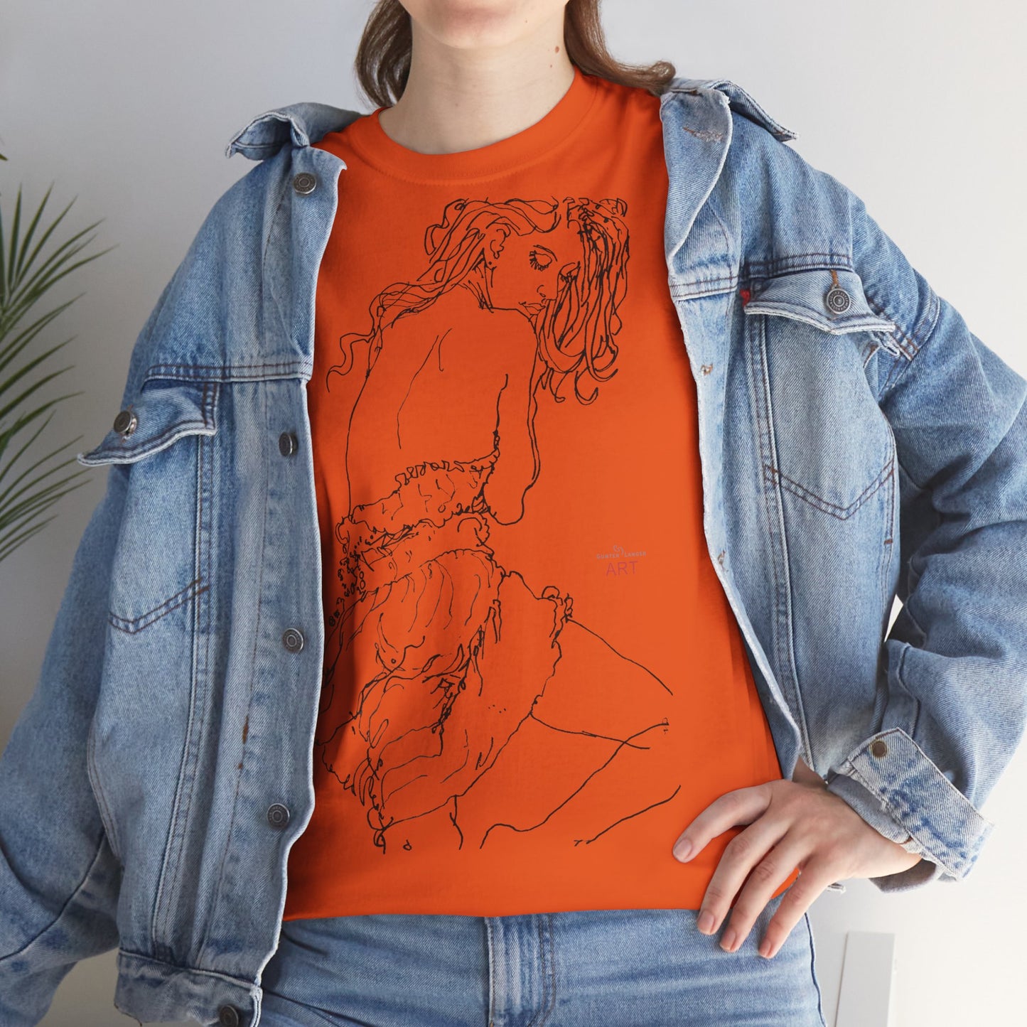 Unisex Heavy Cotton Tee - Motiv: Front Giselle