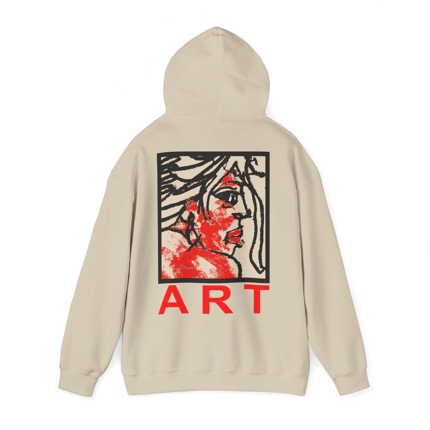 Unisex Heavy Blend™ Hooded Sweatshirt - Motiv: Rückseite "Ria", H43 cm