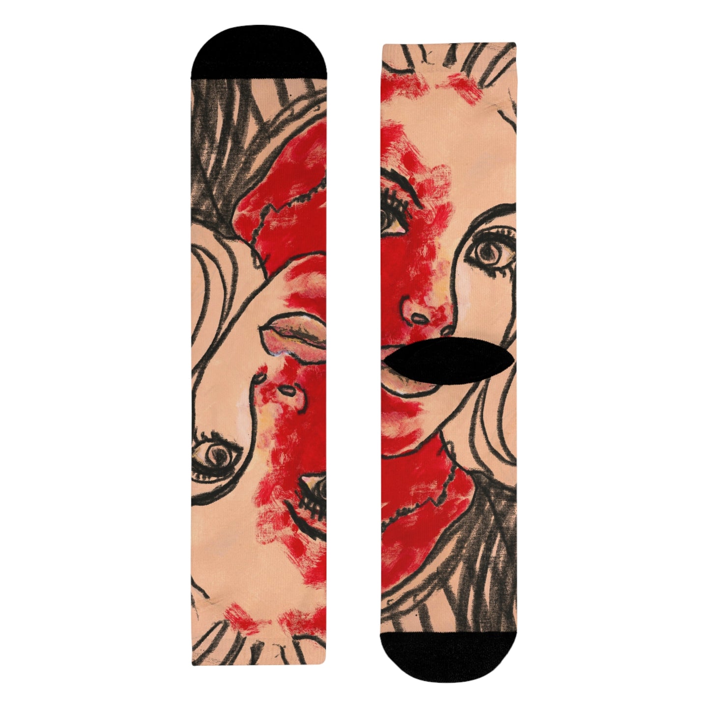 Sublimation Crew Socks (EU) - Motiv: Christina 2