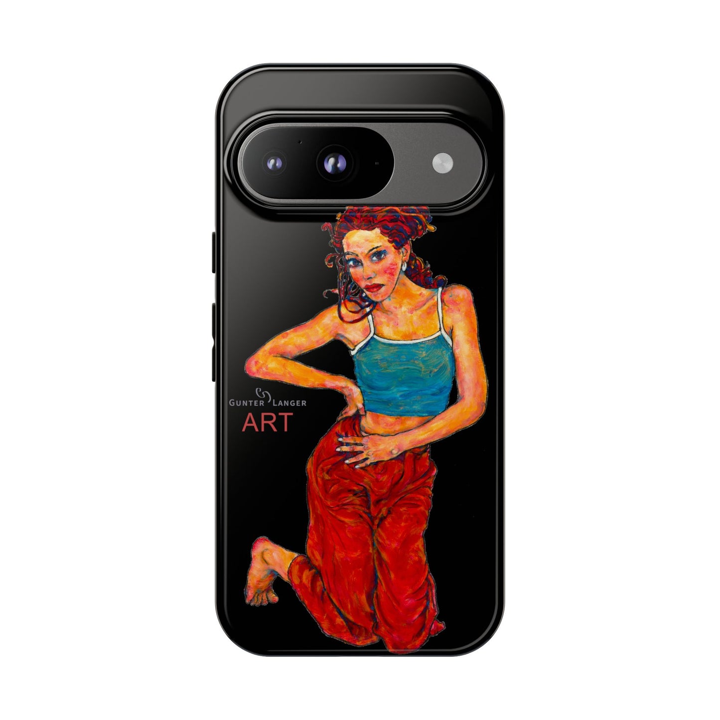 Tough Cases - Google Pixel - Samsung Galaxy - Motiv: Lea, Schwarz