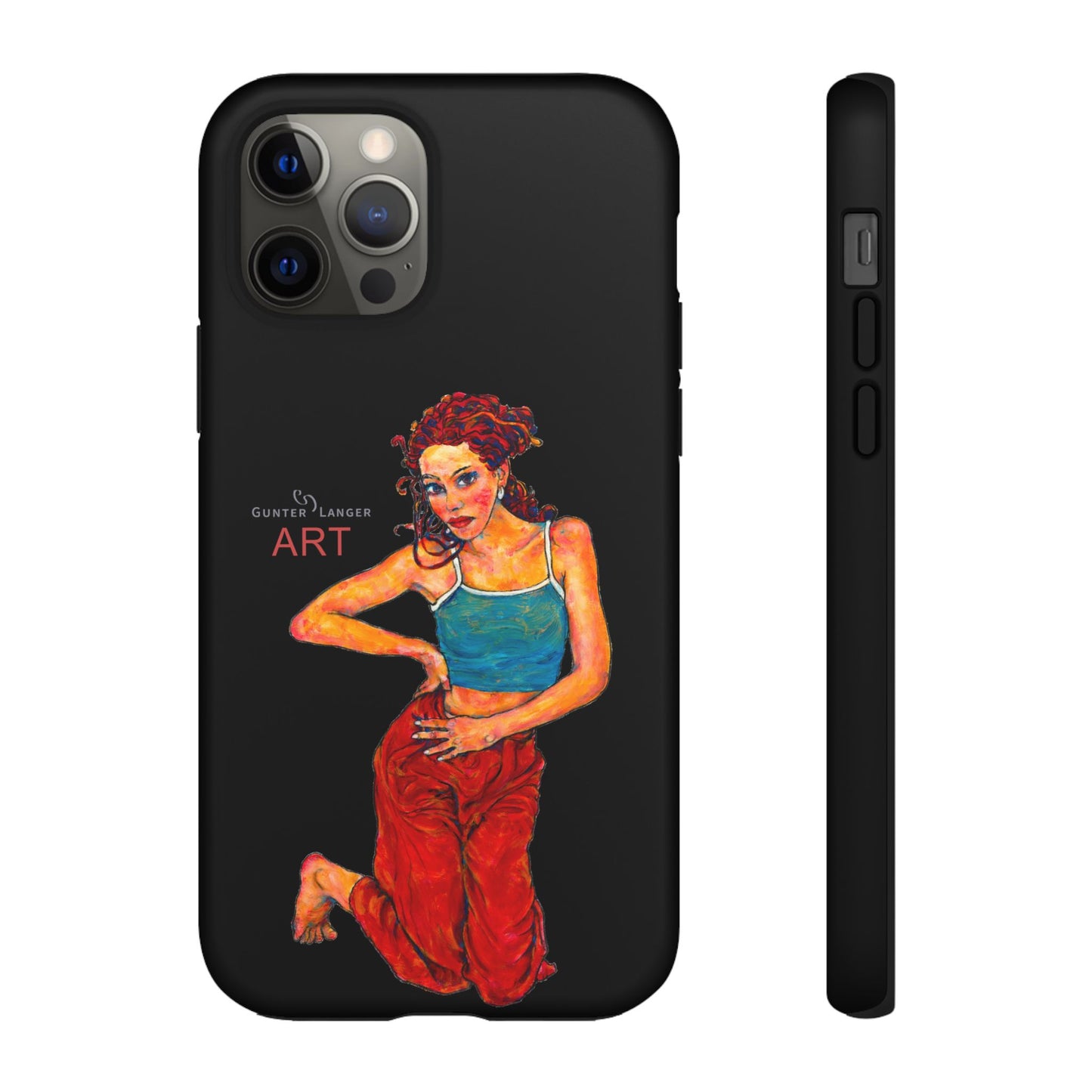 Tough Cases - iPhone - Motiv: Lea, Schwarz