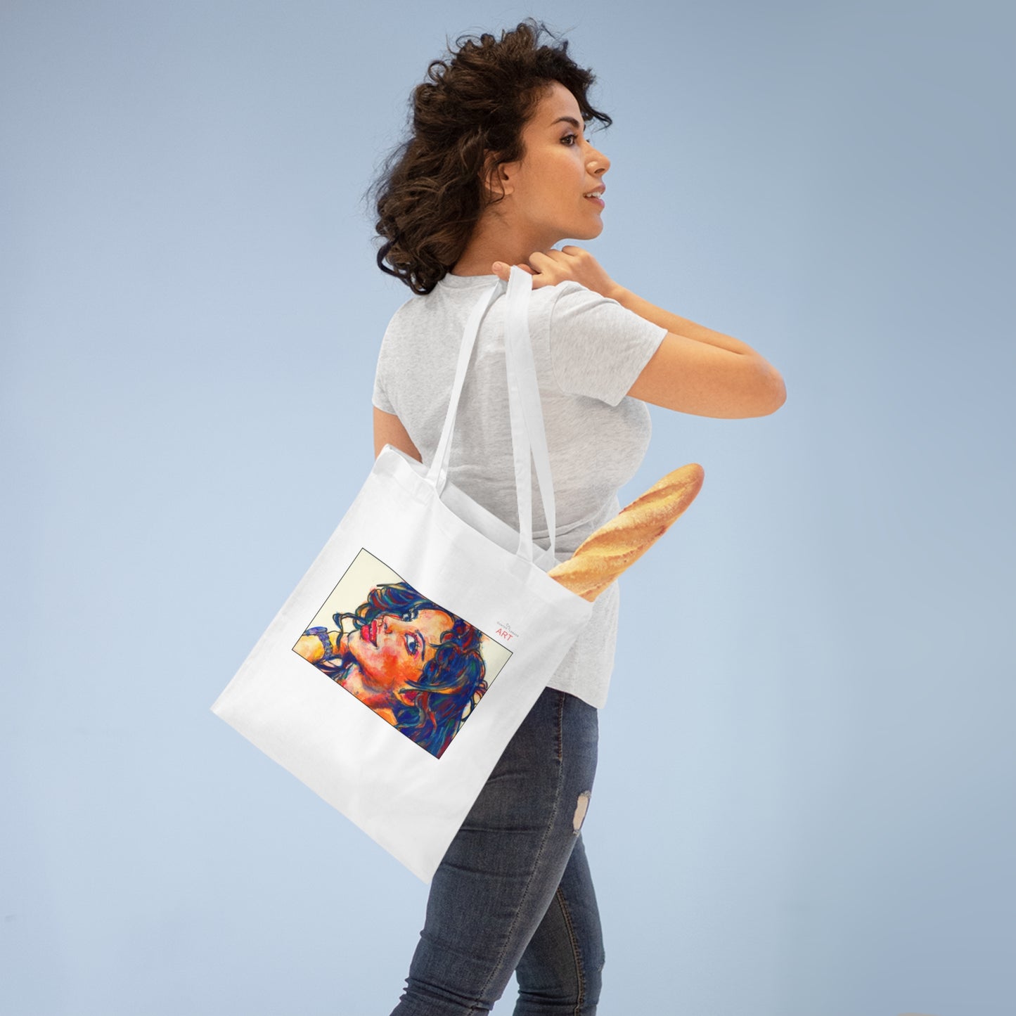 Tote Bag - Motiv: Marlen, einseitig bedruckt, H 18 cm