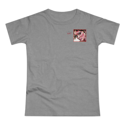 Single Jersey Women's T-shirt - Motiv: Annette, H 7,7 cm