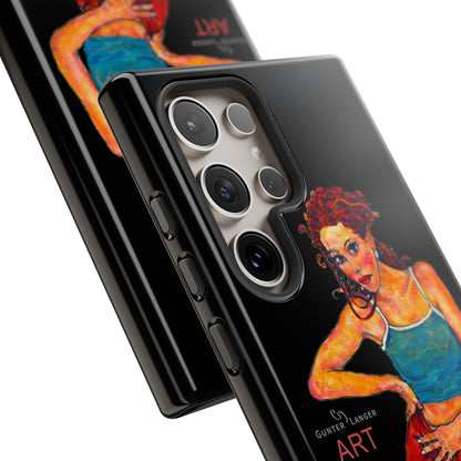 Tough Cases - Google Pixel - Samsung Galaxy - Motiv: Lea, Schwarz