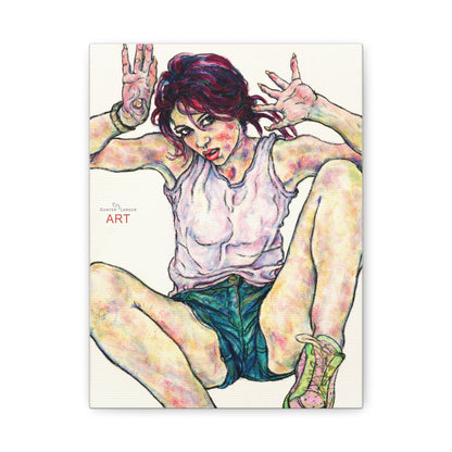 Matte Canvas, Stretched, 1.25" - Motiv: Sehnsucht stillen,  H 30,5; 35,5 cm