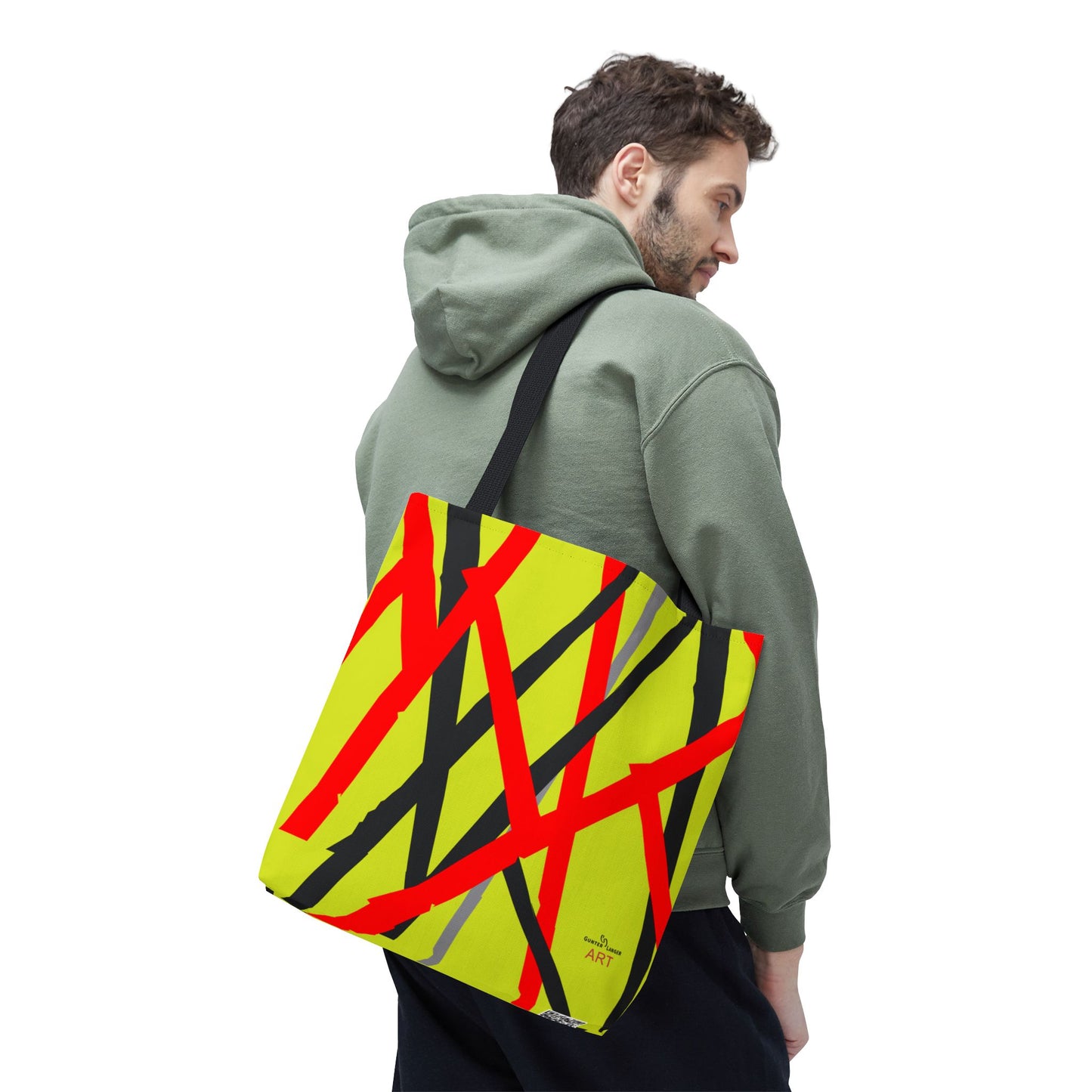 Tote Bag (AOP) - Motiv: Mikado, Hellgrün